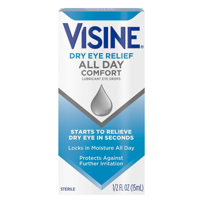 Visine Dry Eye Relief All Day Comfort Lubricant Eye Drops