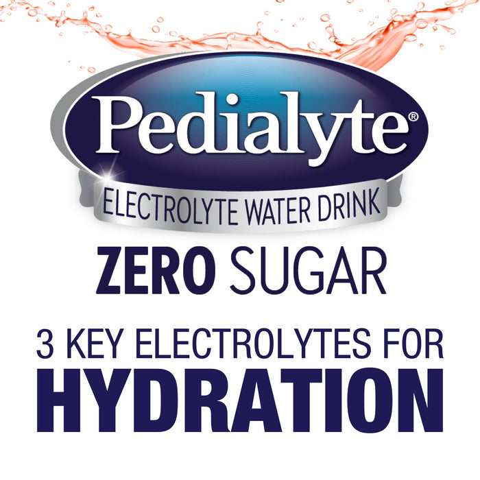 Pedialyte Electrolyte Water with Zero Sugar 33.8 oz