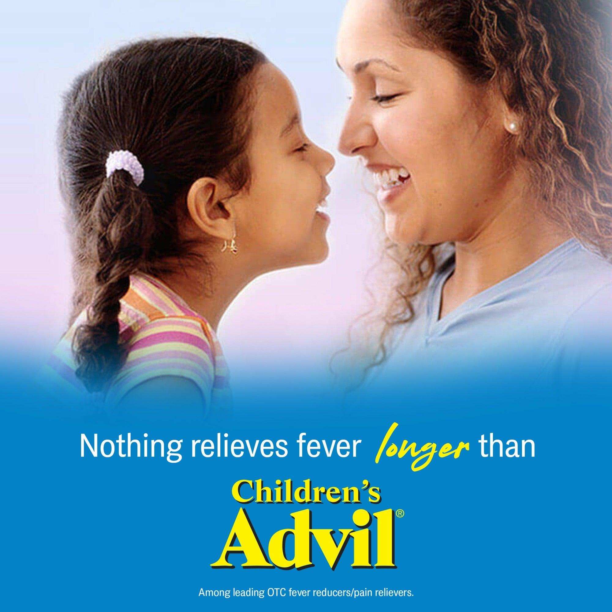 Advil Children's Suspension Fever Reducer Blue Raspberry - 4 fl oz - Shop Home Med