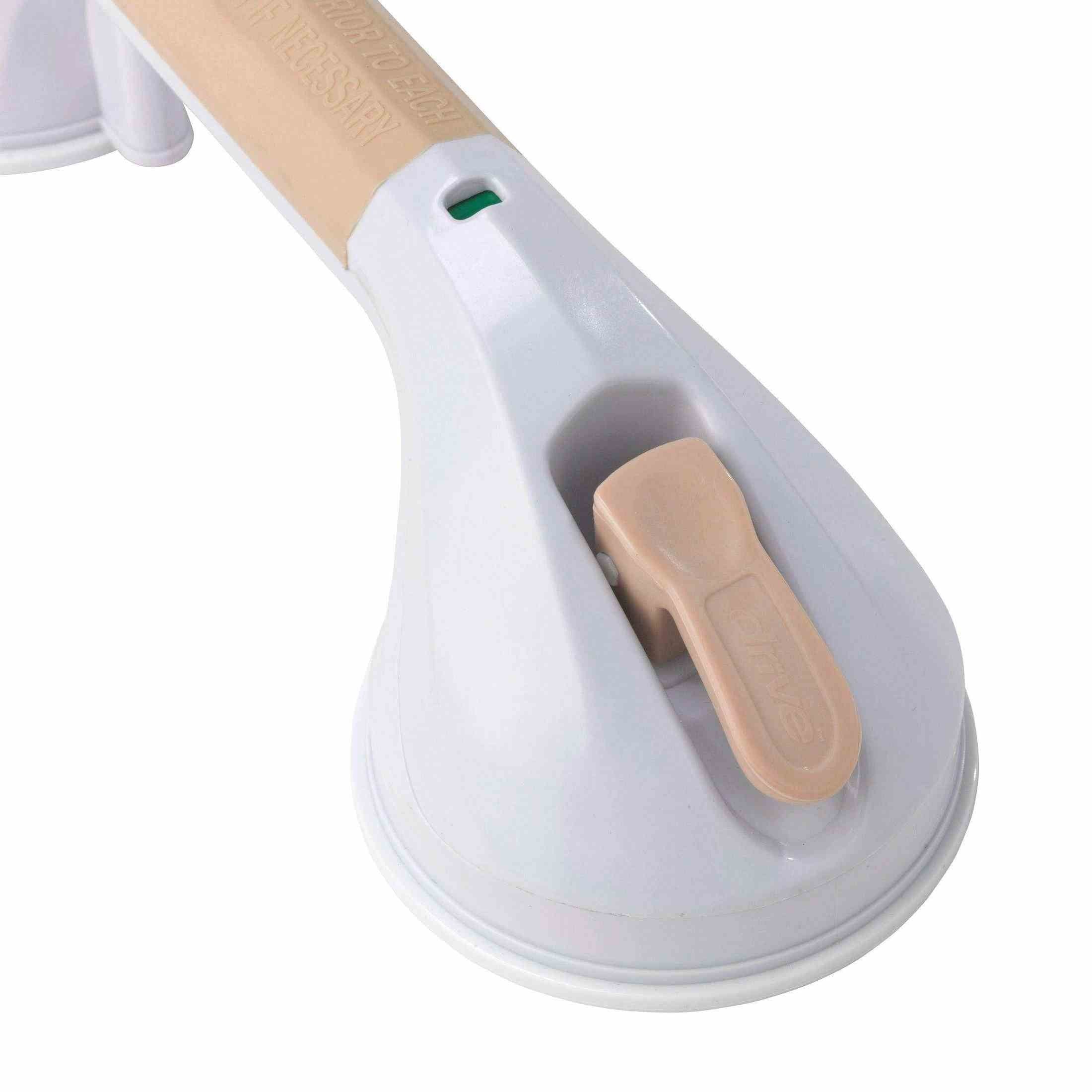Drive Medical Suction Cup Grab Bar White and Beige - 12" - Shop Home Med