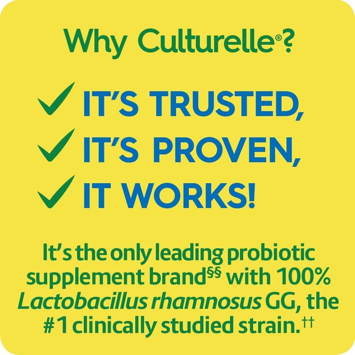 Culturelle Health & Wellness Daily Probiotic Capsules - 30 Ct