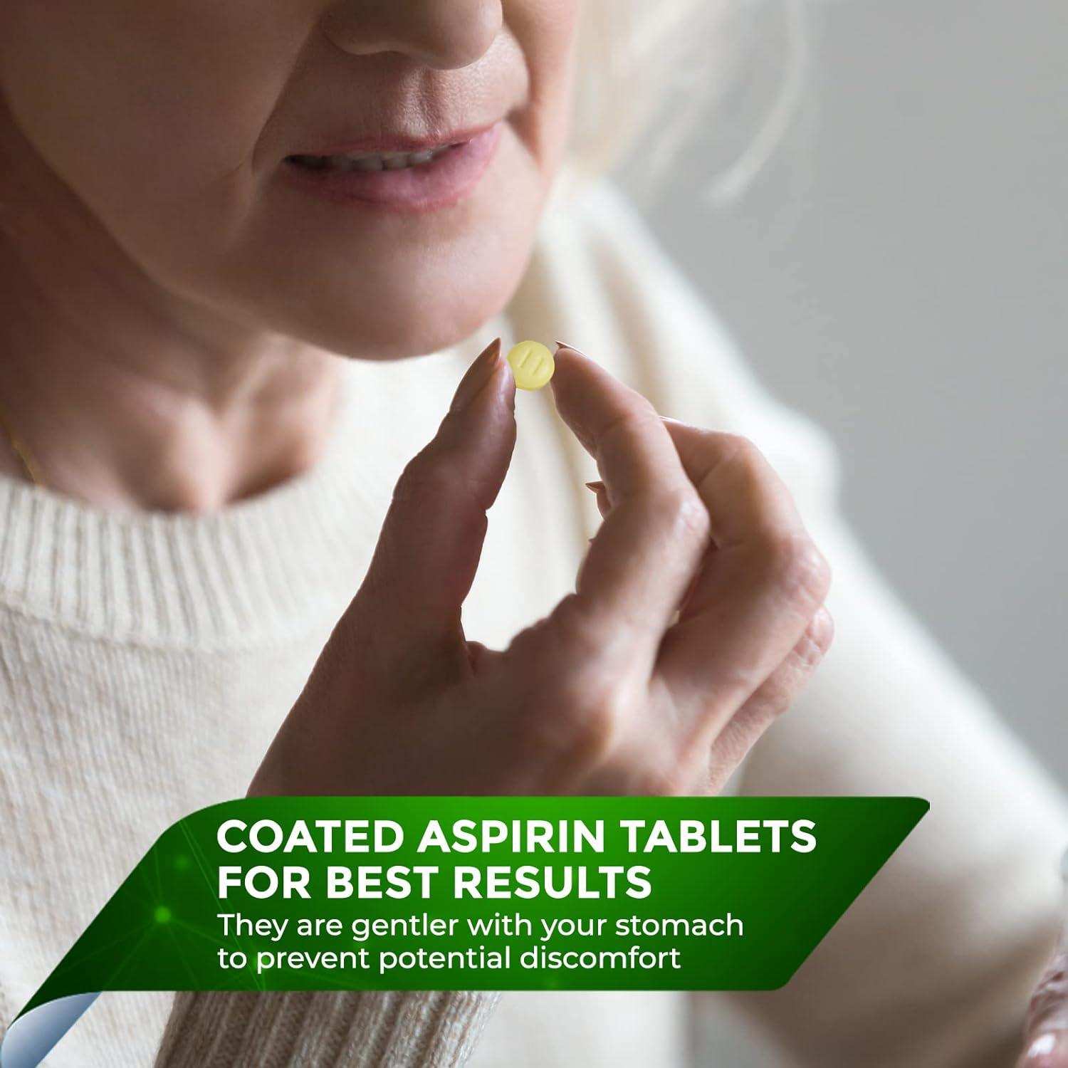 NobleAid Pure Low Dose Baby Aspirin 81mg for Adults - Shop Home Med