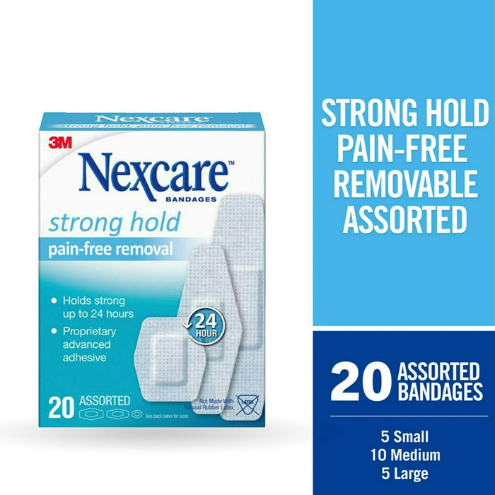 Nexcare Strong Hold Pain-Free Removal Bandages