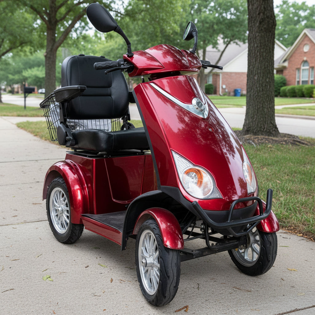 Red Elephant Heavy Duty Electric Mobility Scooter 4-Wheel Bariatric Scooter