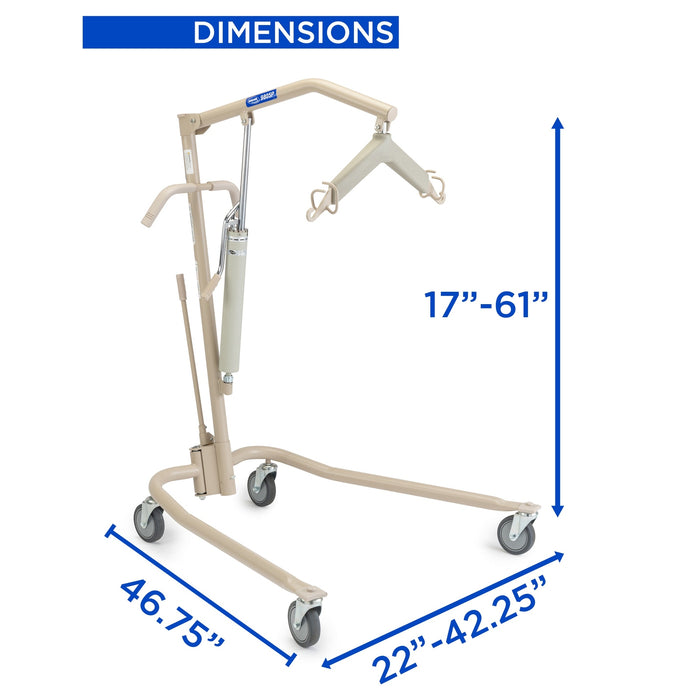 Hydraulic Lift W/Adj Base Beige Powdercoat