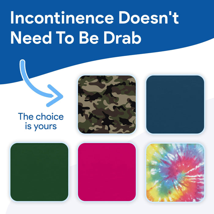 Incontinence Bed Pads Disposable - 25 Tie Dye 17" x 24" Chucks