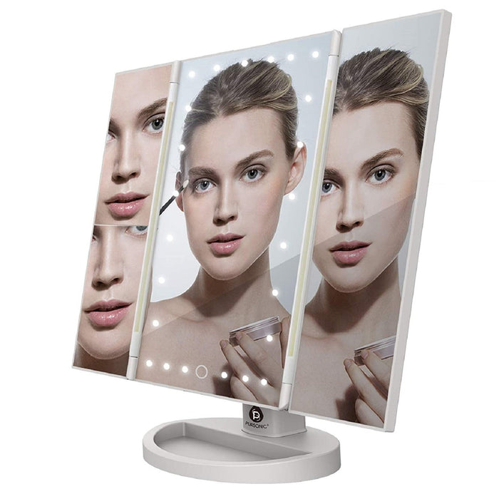 Pursonic Tri-Fold Vanity Makeup Mirror