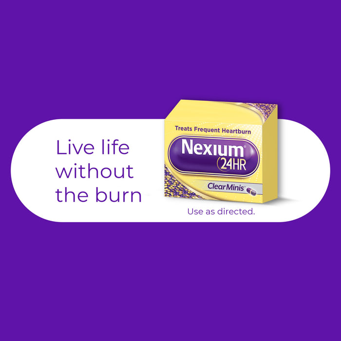 Nexium 24 Hour Acid Reducer Heartburn Relief ClearMinis Capsules