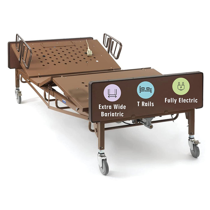 MedaCure Bariatric Electric Hospital Bed 600lb Capacity