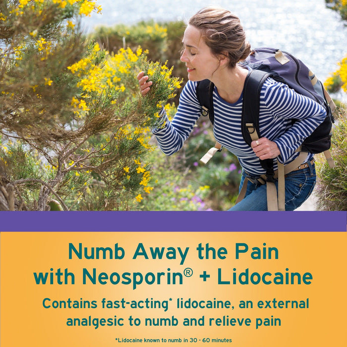 Neosporin + Lidocaine Pain Relieving Antibiotic Ointment - 0.5 oz