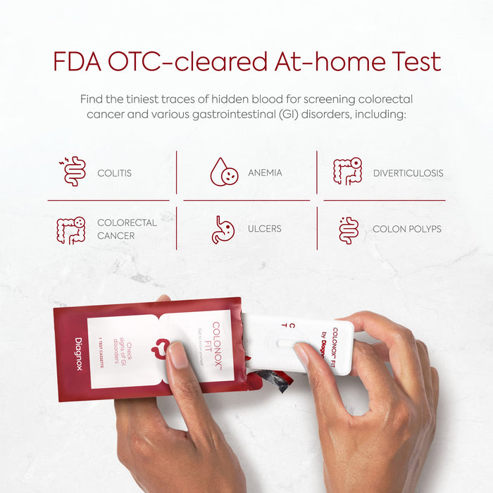 Diagnox Colonox Fit Home Colon Test Kit – Easy FIT/FOB Screening for Early Detection