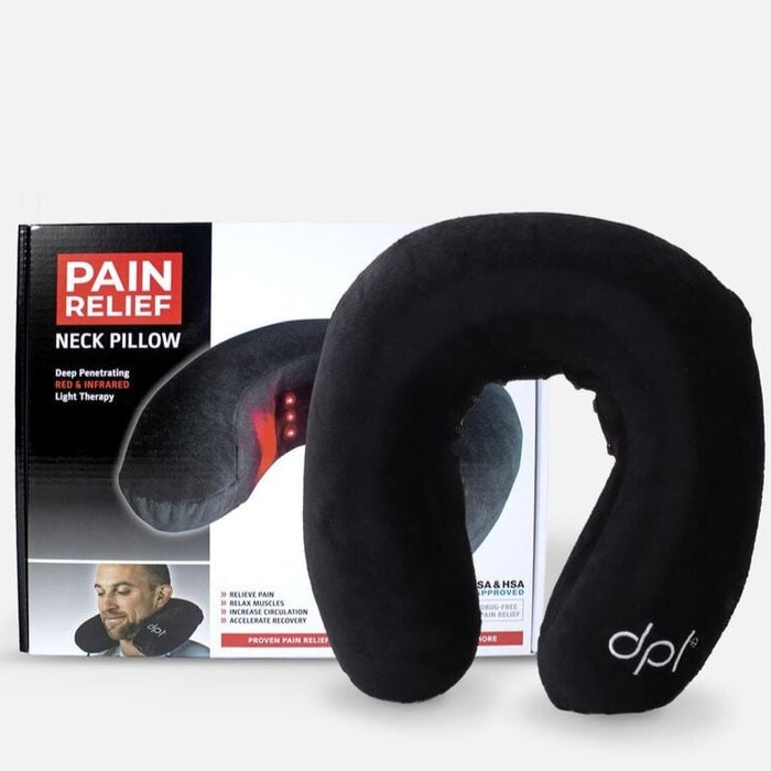 LED Technologies Therapy Neck Pillow For Neck Pain Relief