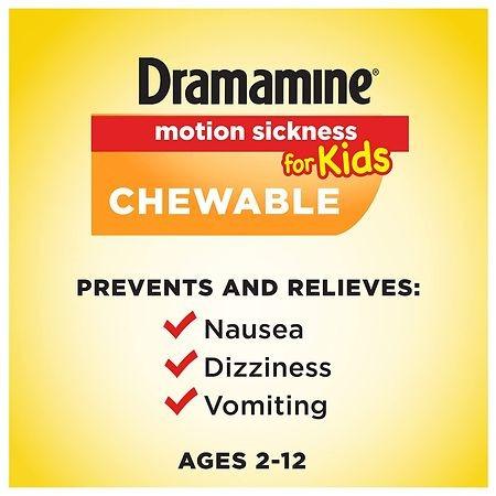 Dramamine Motion Sickness Relief for Kids, Grape Flavor - 8 ct. - Shop Home Med