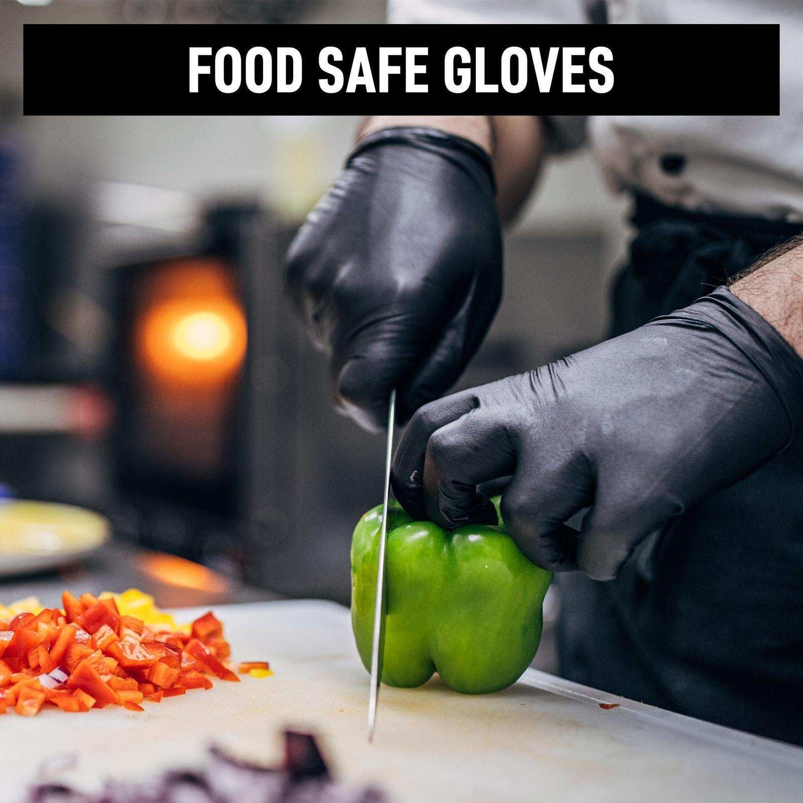 DRE Health Black Nitrile Gloves - Powder Free - Shop Home Med