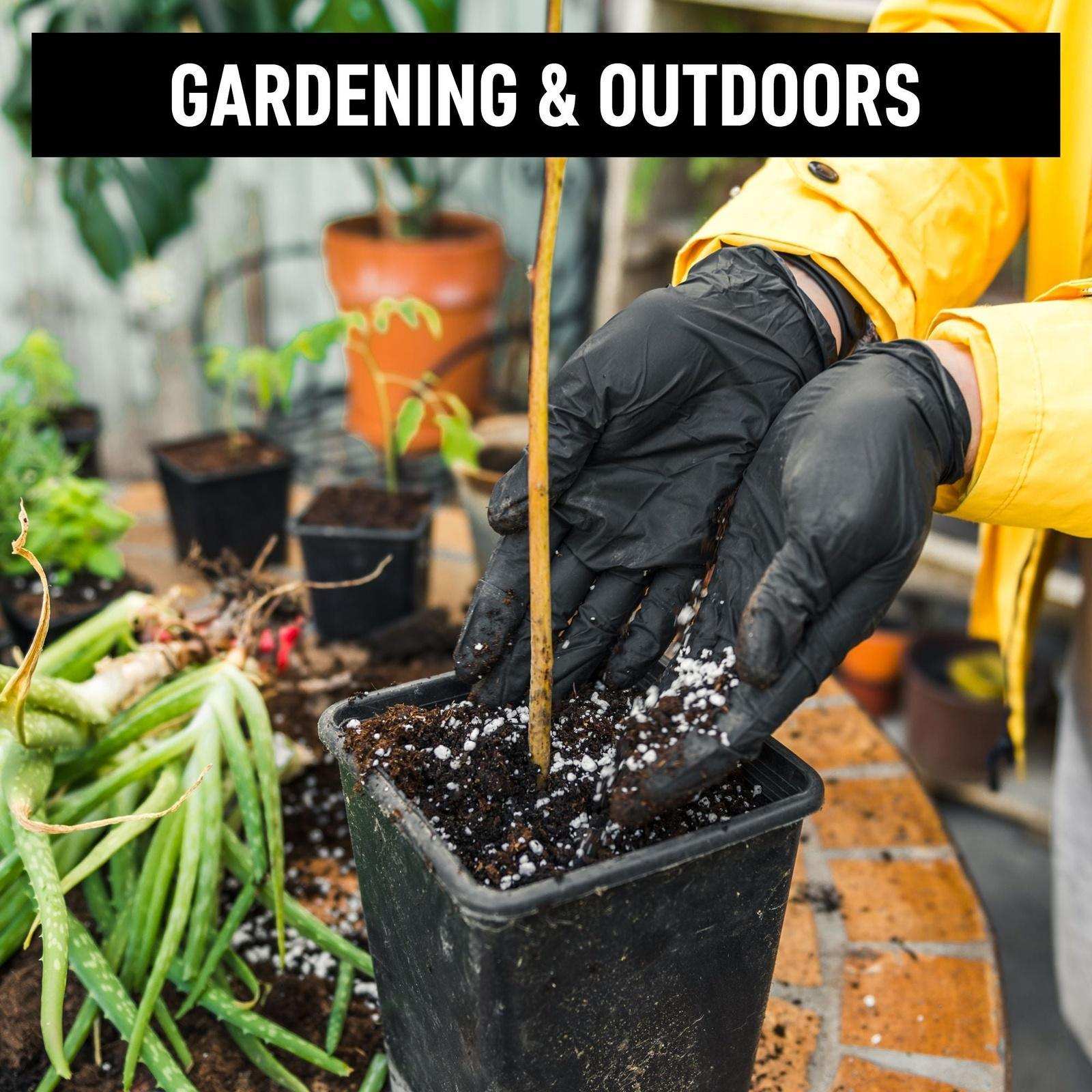 DRE Health Black Nitrile Gloves - Powder Free - Shop Home Med