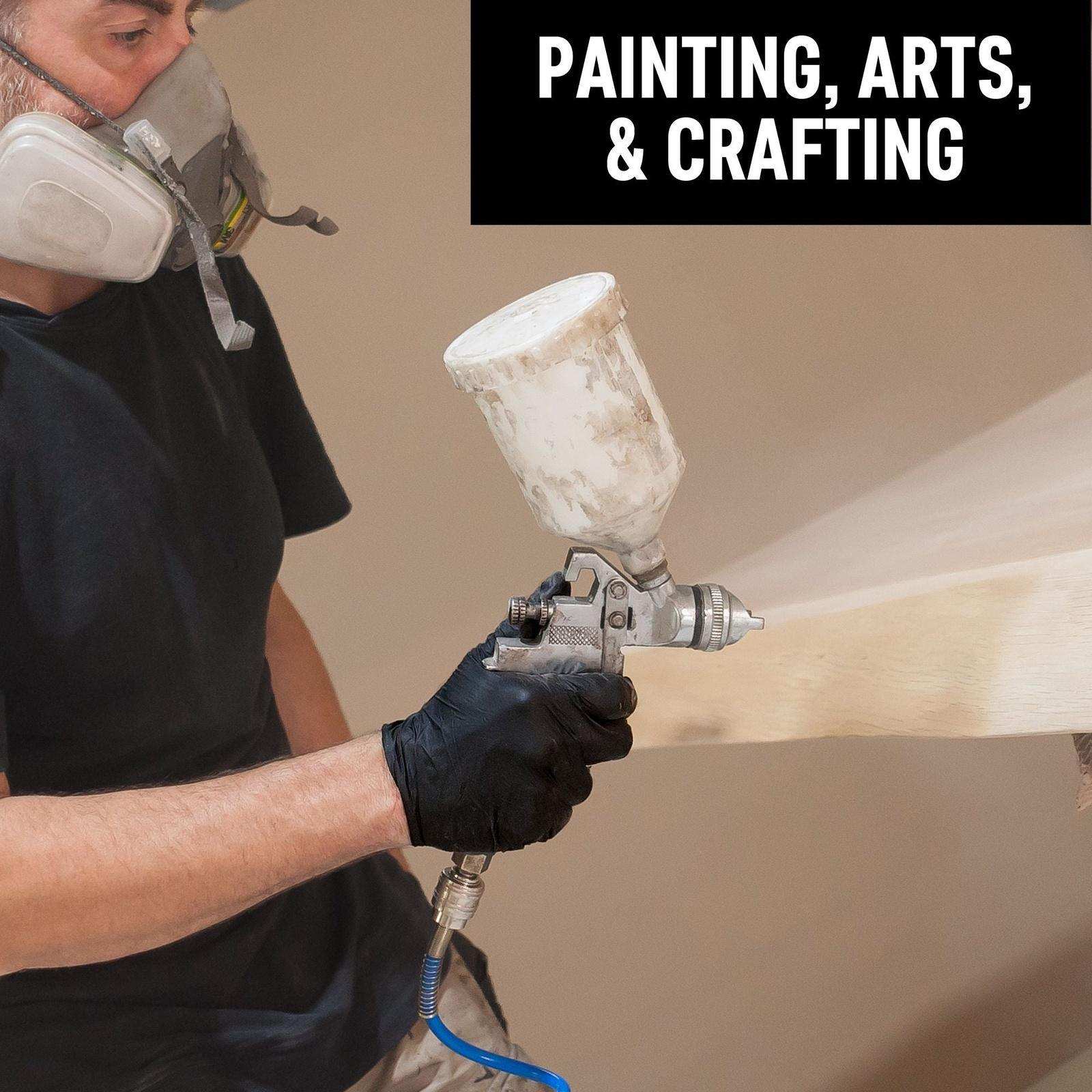 DRE Health Black Nitrile Gloves - Powder Free - Shop Home Med