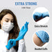 DRE Health Blue Nitrile Gloves - Powder Free - Shop Home Med