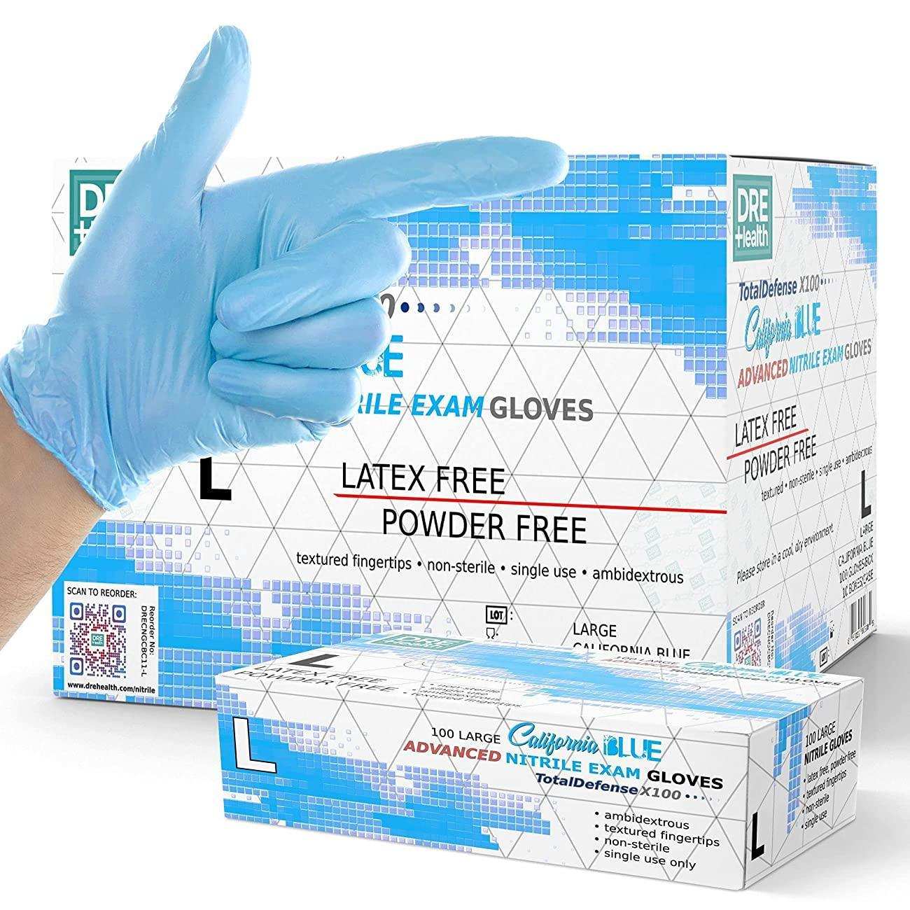 DRE Health Medical Exam Nitrile Gloves - Case of 1,000 - Shop Home Med
