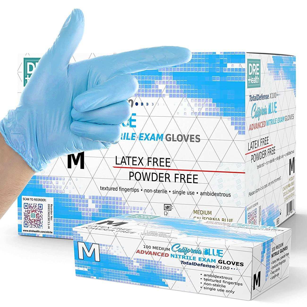 DRE Health Medical Exam Nitrile Gloves - Case of 1,000 - Shop Home Med