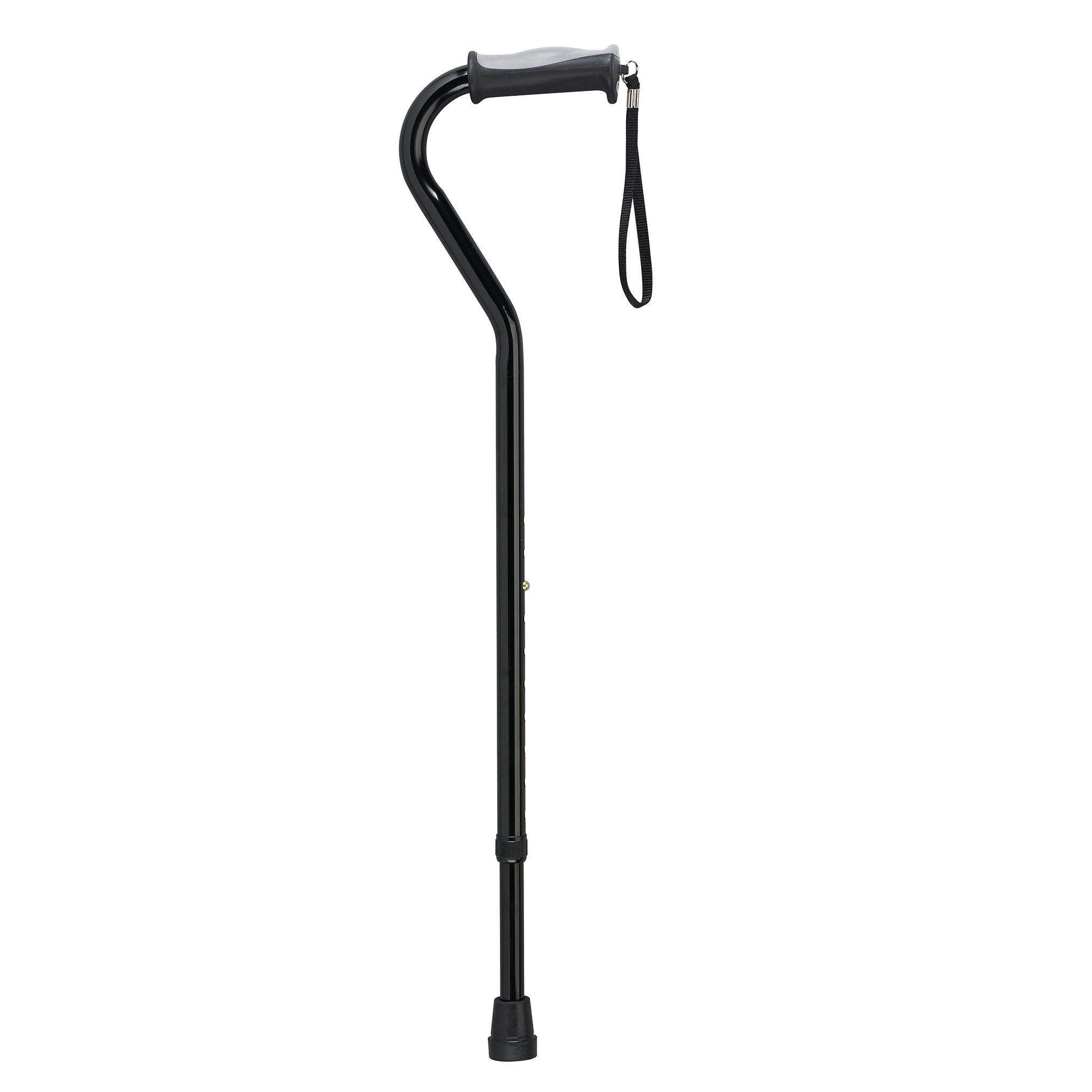 Adjustable Height Offset Handle Cane with Gel Hand Grip - Shop Home Med