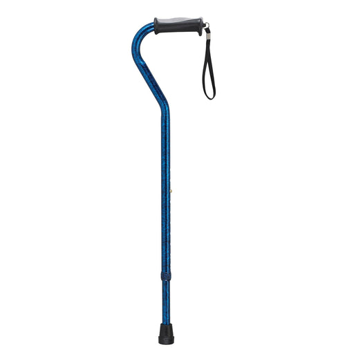 Adjustable Height Offset Handle Cane with Gel Hand Grip - Shop Home Med