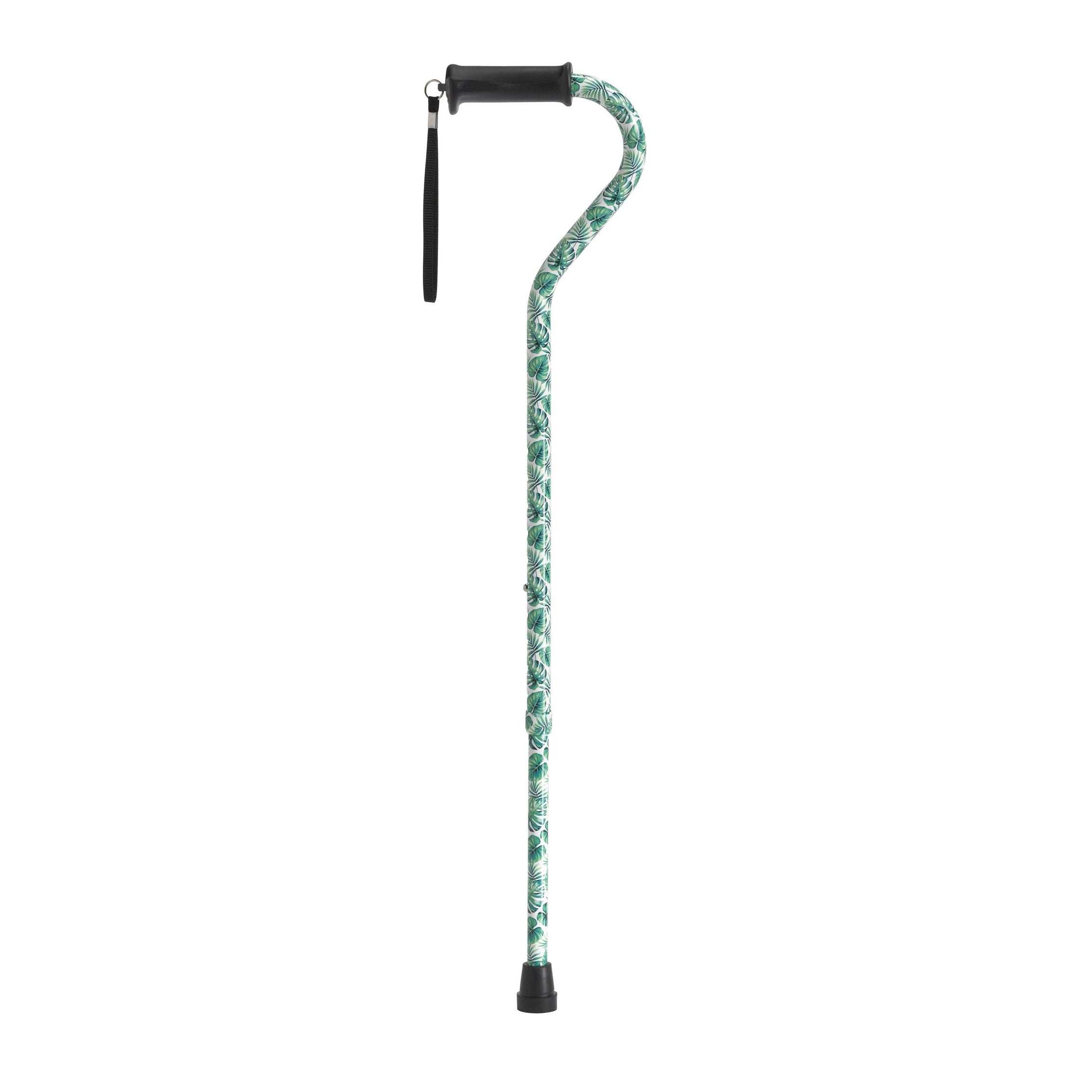 Adjustable Height Offset Handle Cane with Gel Hand Grip - Shop Home Med