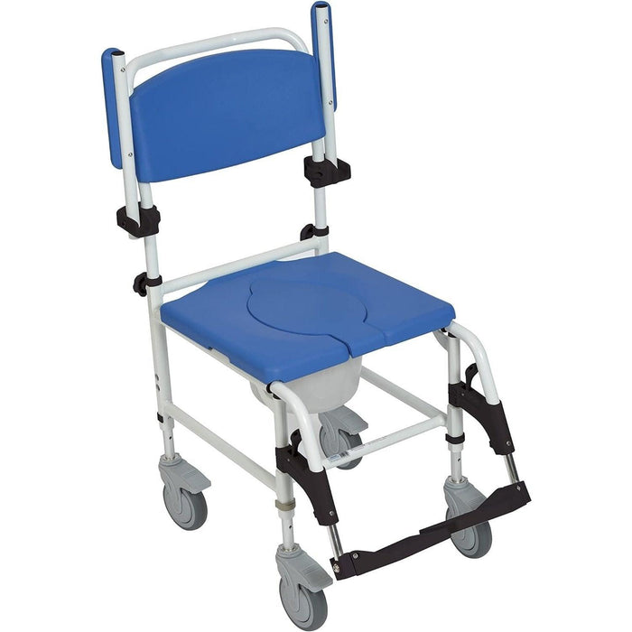 Drive Medical Aluminum Shower Commode Transport Chair - Shop Home Med