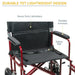 Drive Medical Bariatric Heavy Duty Transport Wheelchair - Shop Home Med