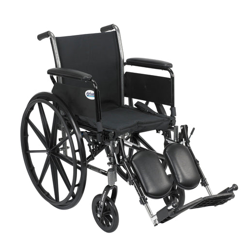 Drive Medical Cruiser III Light Weight Wheelchair with Flip Back Removable Arms - Shop Home Med