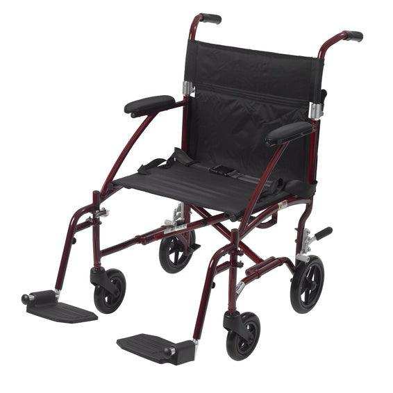 Drive Medical Fly Lite Ultra Lightweight Transport Wheelchair - Shop Home Med
