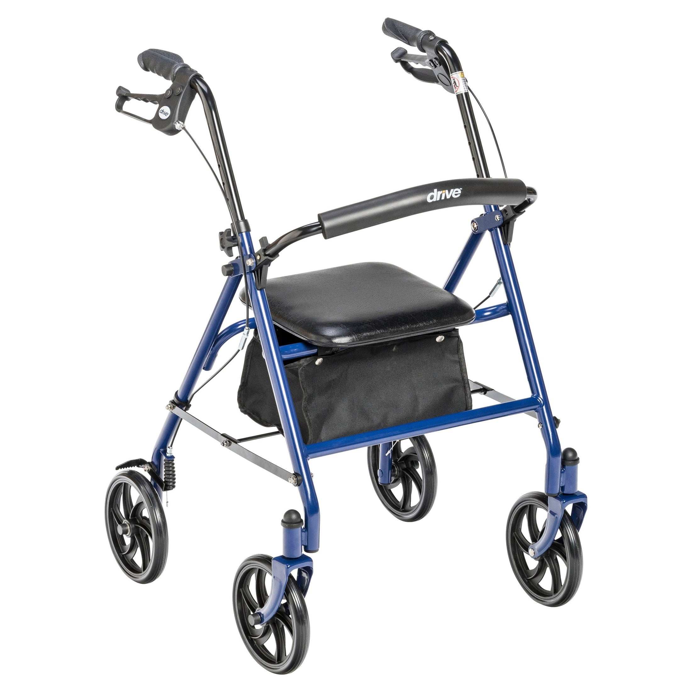 Drive Medical Four Wheel Rollator Rolling Walker with Fold Up Removable Back Support - Shop Home Med