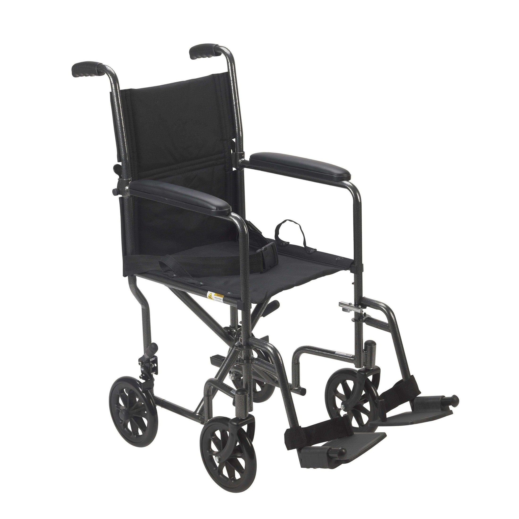 Drive Medical Lightweight Steel Transport Wheelchair - Shop Home Med