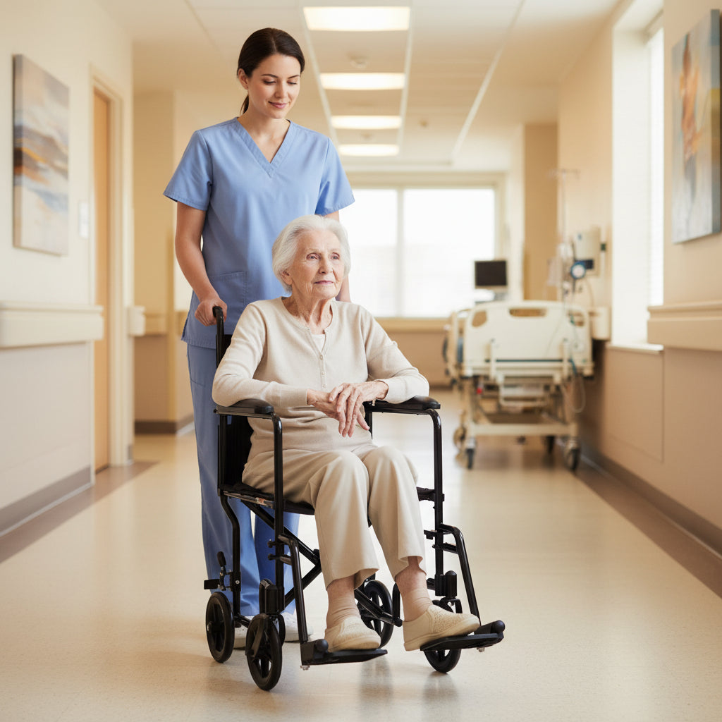 Drive Medical Lightweight Transport Wheelchair