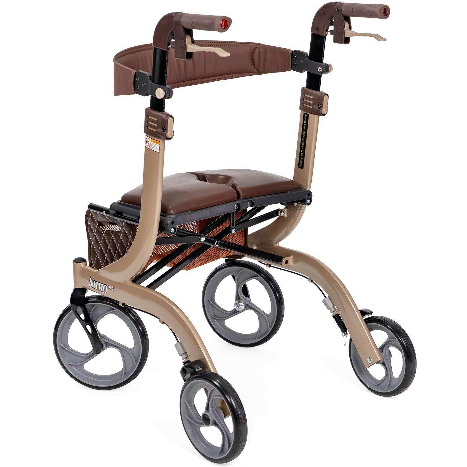 Drive Medical Nitro DLX Euro Style Rollator Rolling Walker - Shop Home Med