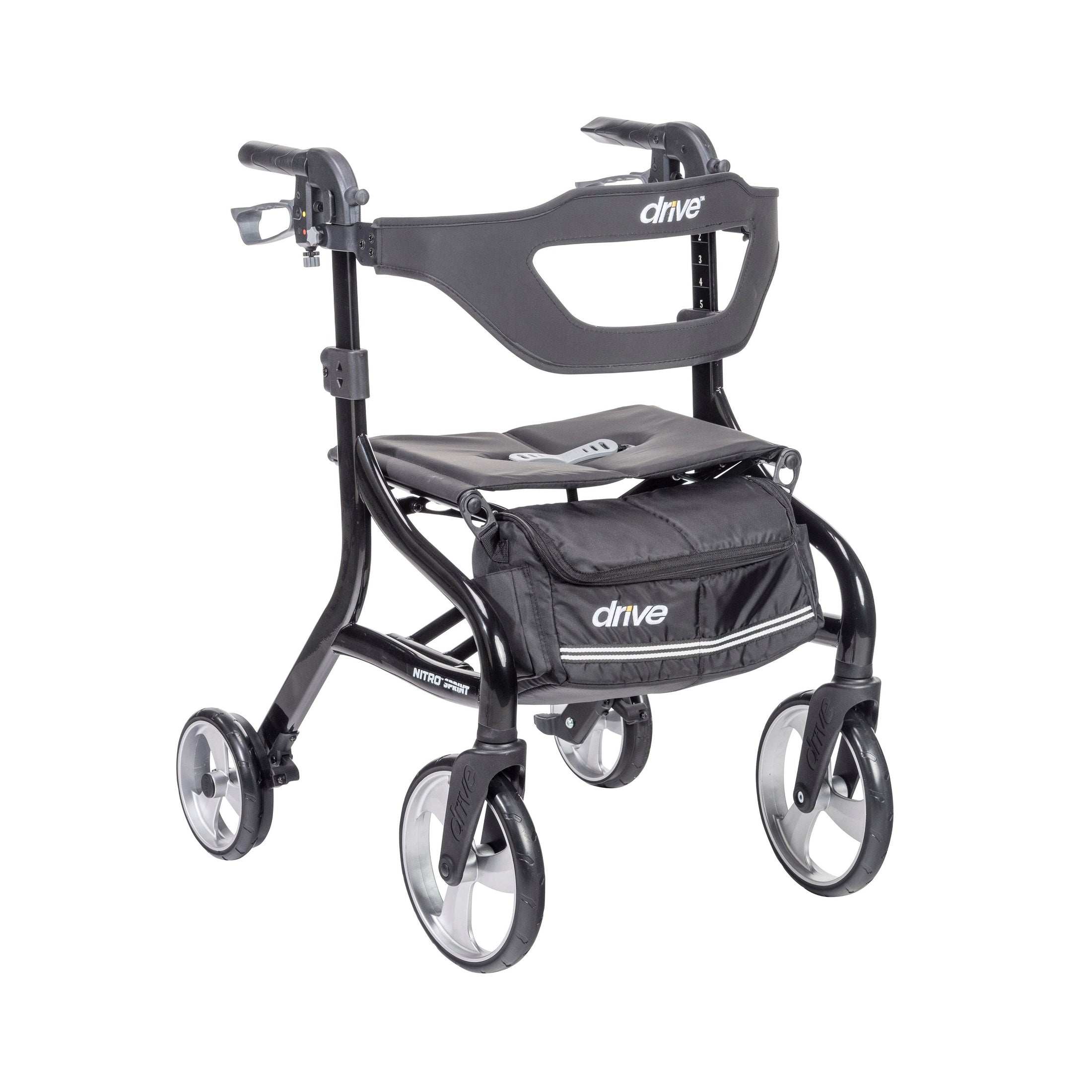 Drive Medical Nitro Sprint Rollator Rolling Walker - Shop Home Med