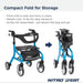 Drive Medical Nitro Sprint Rollator Rolling Walker - Shop Home Med