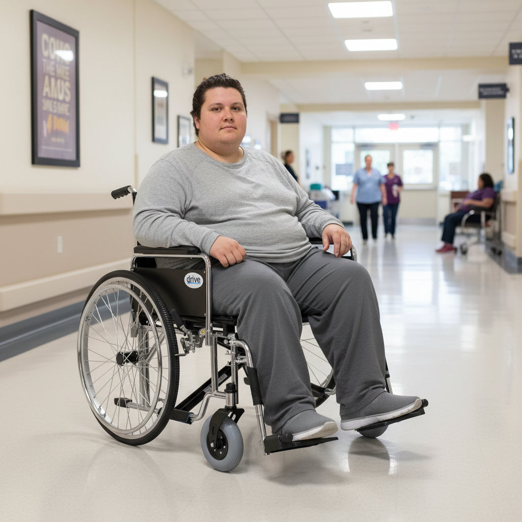 Drive Medical Sentra EC Bariatric Heavy Duty Extra Wide Wheelchair