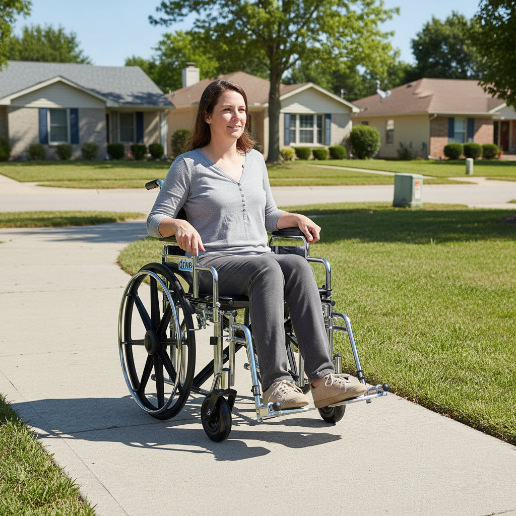 Drive Medical Sentra Extra Heavy Duty Wheelchair