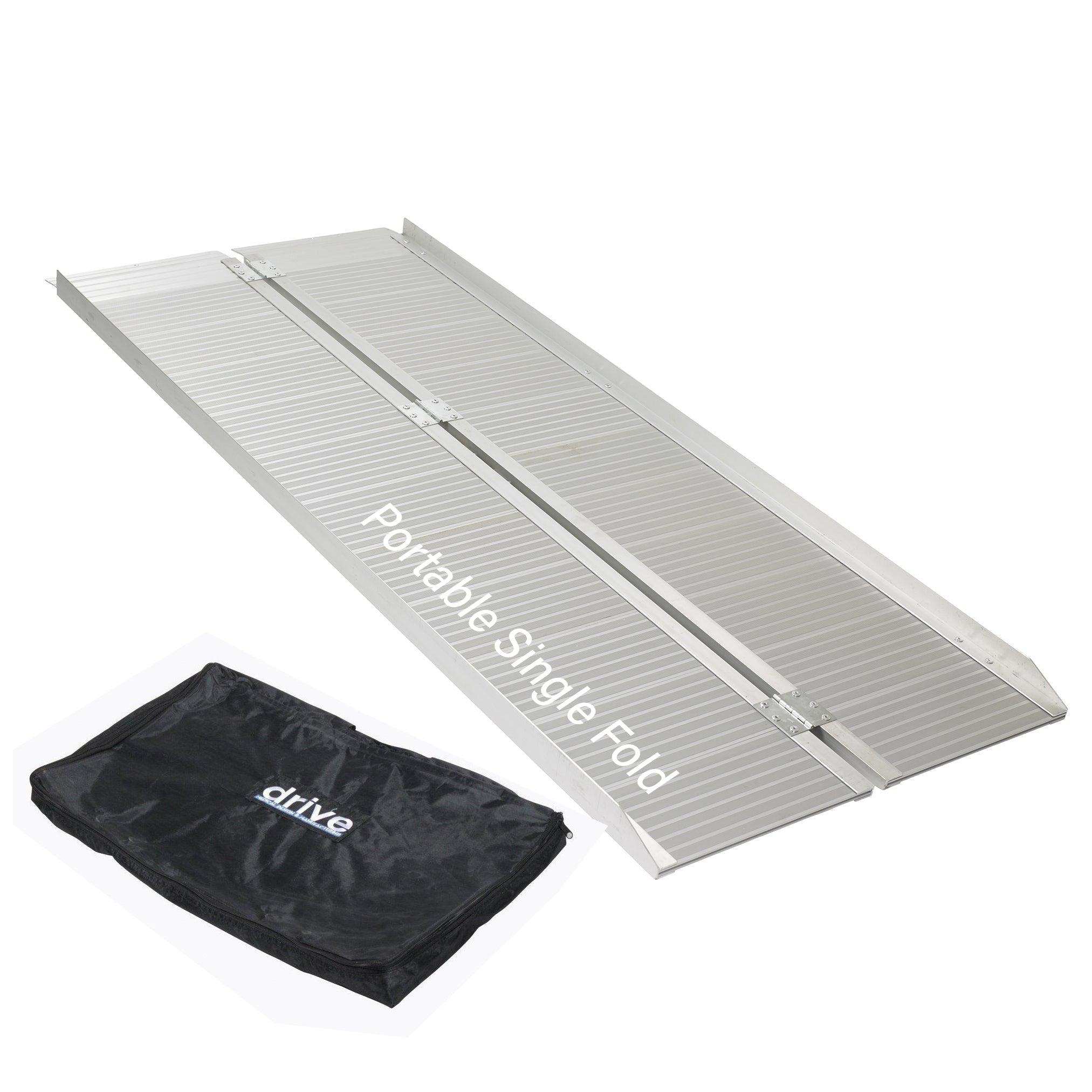 Drive Medical Single Fold Portable Wheelchair Scooter Ramp – Shop Home Med