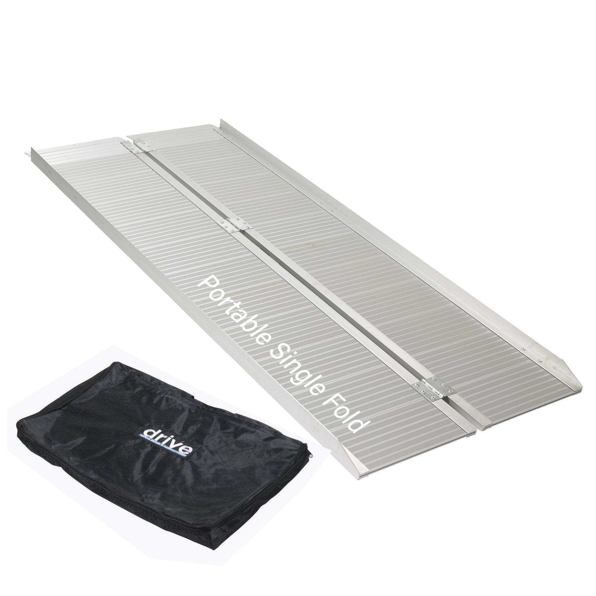 Portable Ramp Hand Carry Drive Medical Single Fold Portable Wheelchair Scooter Ramp