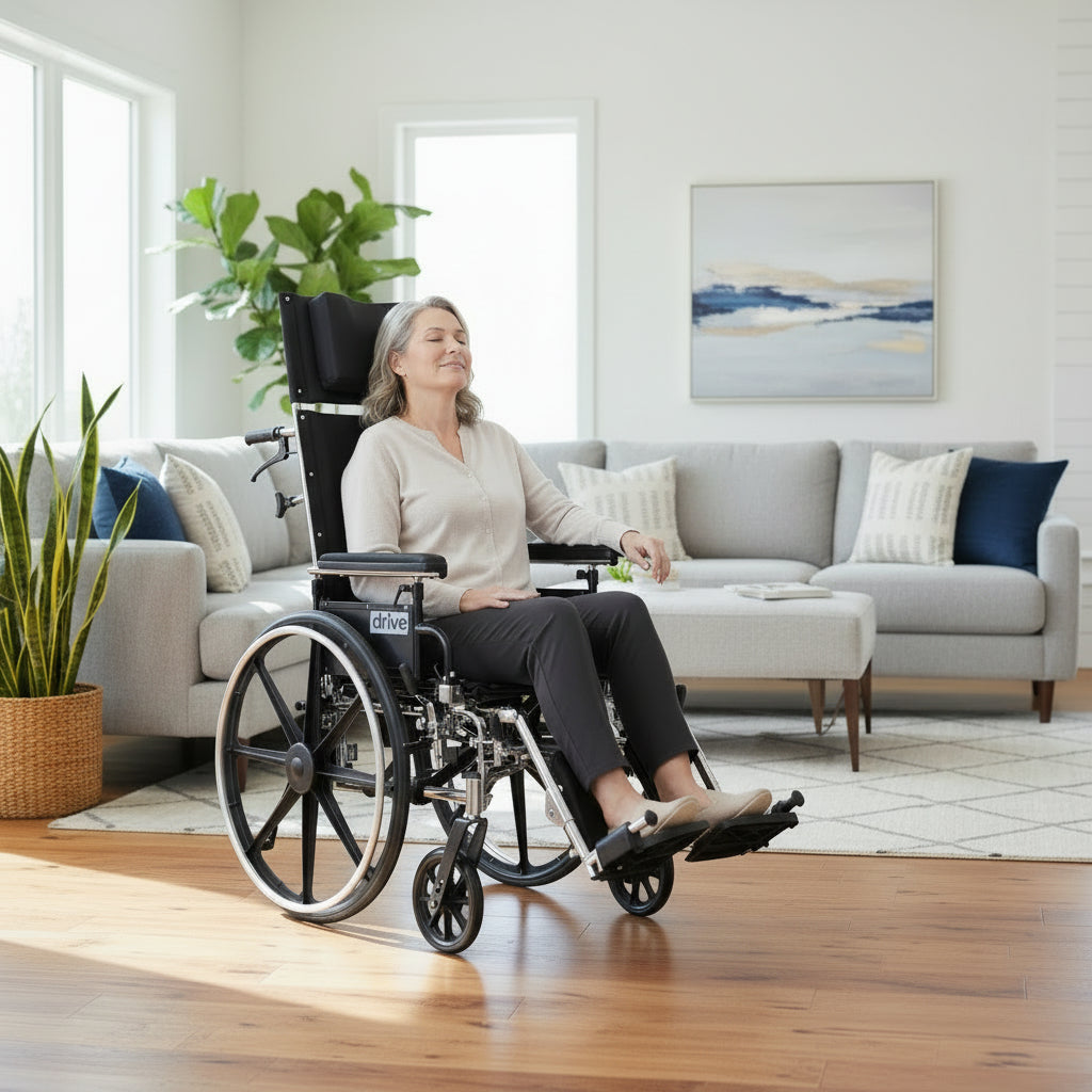 Drive Medical Viper Plus GT Full Reclining Wheelchair