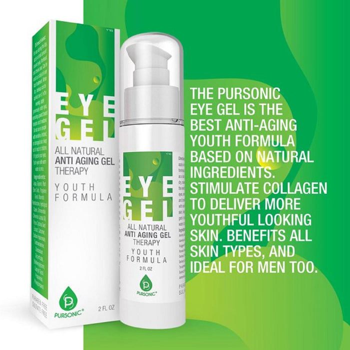 Pursonic All  Natural Professional Anti Aging Eye Gel - 2 Oz