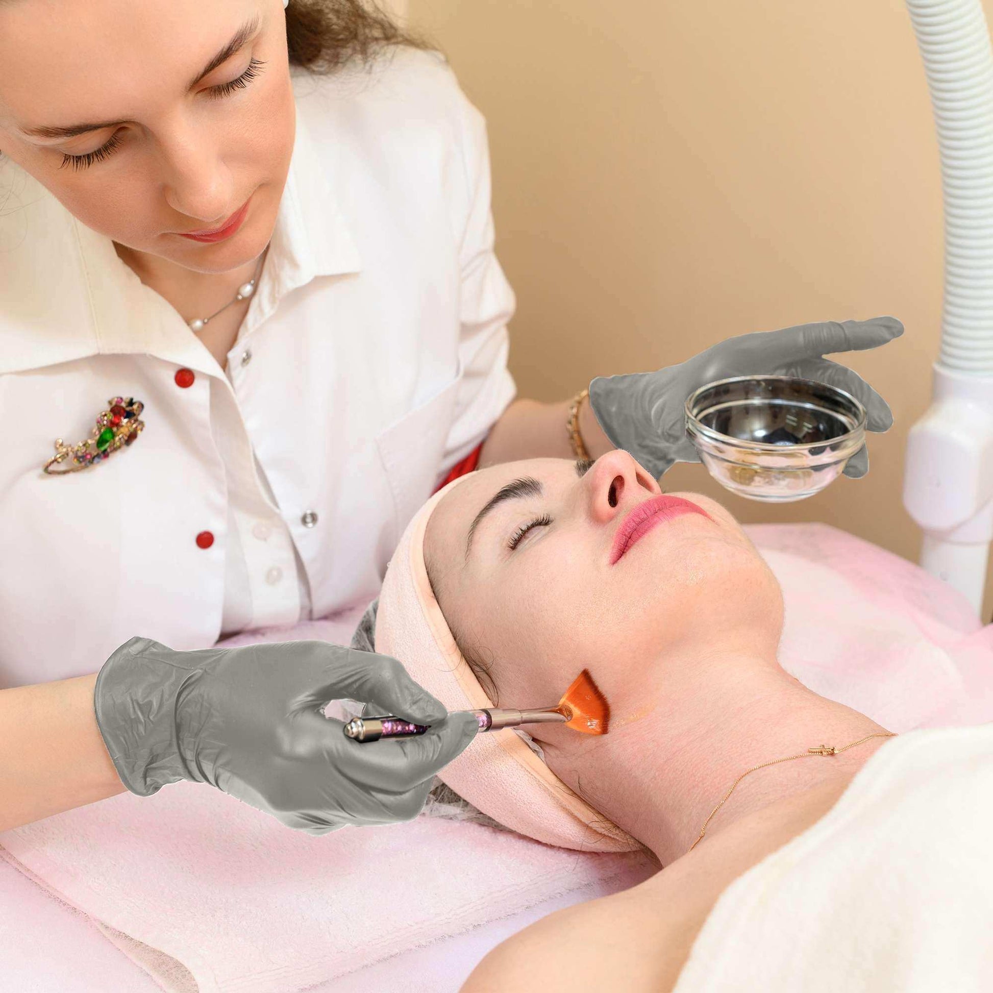 WeCare Pearlescent Chrome Disposable Nitrile Gloves - Shop Home Med