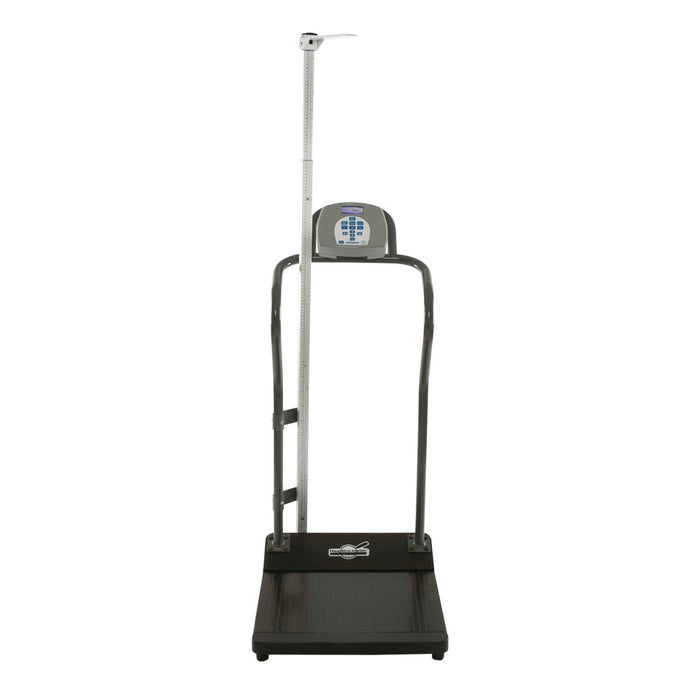 Antimicrobial Digital Platform Scale with Height Rod, KG Only