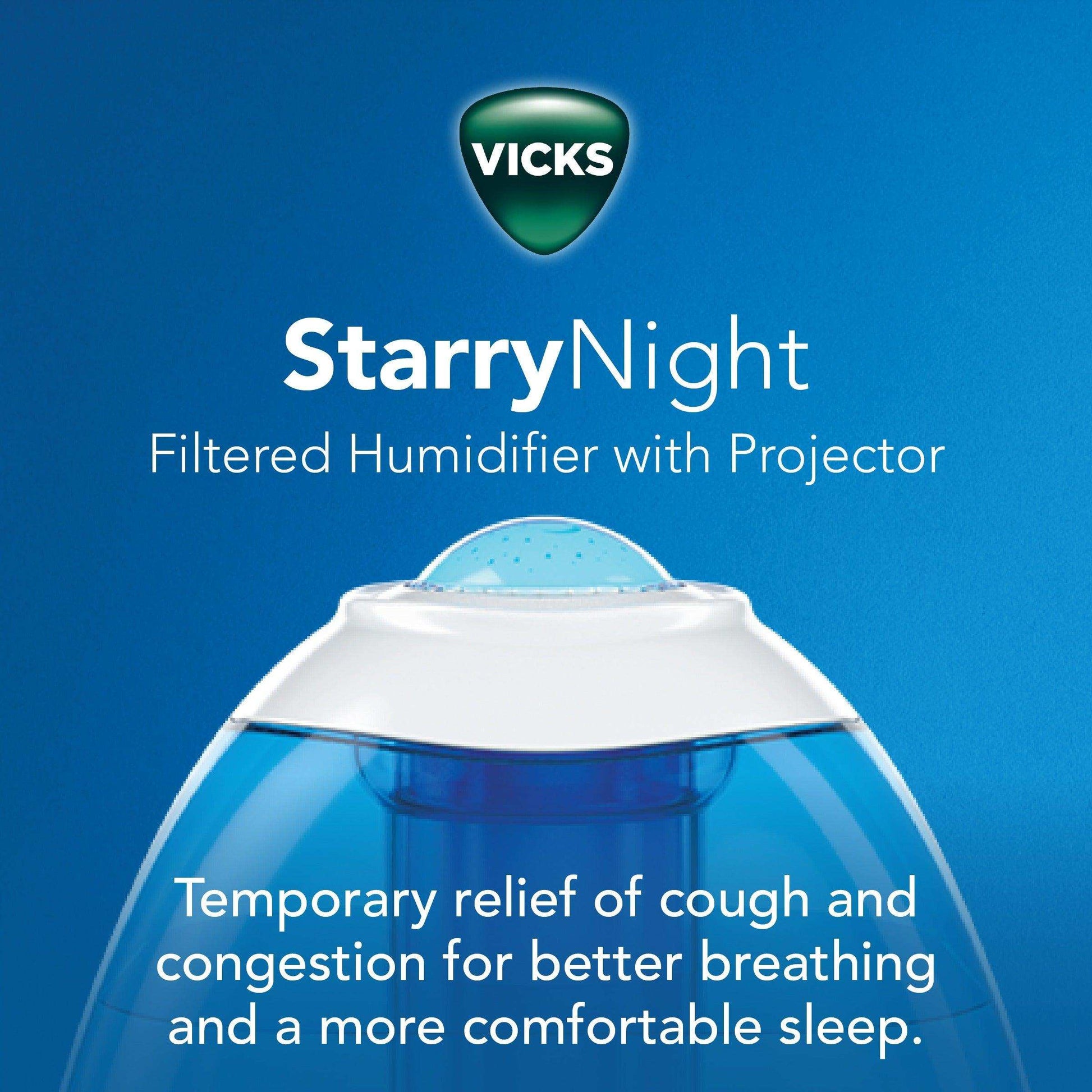 Vicks Starry Night Cool Moisture Humidifier Blue - 1 Gal - Shop Home Med