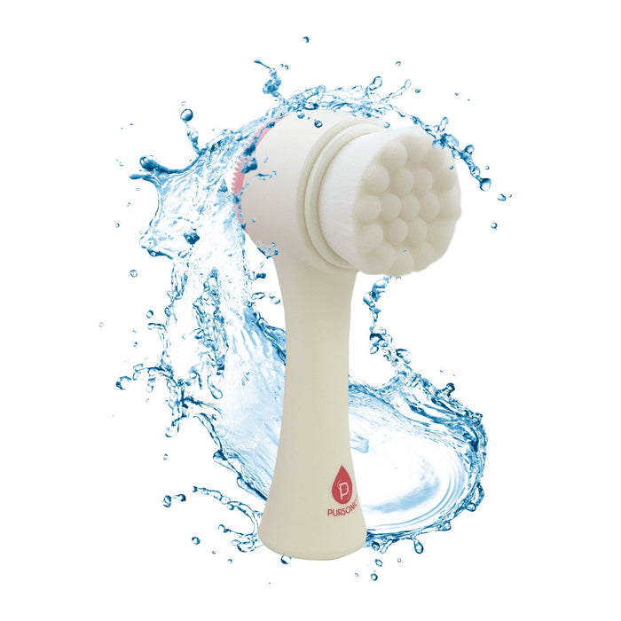 Pursonic Dual-Sided Facial Cleansing Brush for Deep Pore Exfoliation & Massage