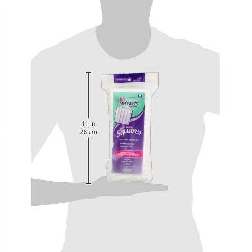 Swisspers Multi Care Cotton Squares with Spunlace 160 Ct — Shop Home Med