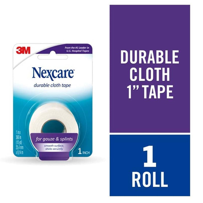 Nexcare Durable Cloth Tape - 1 Inch X 10 Yards