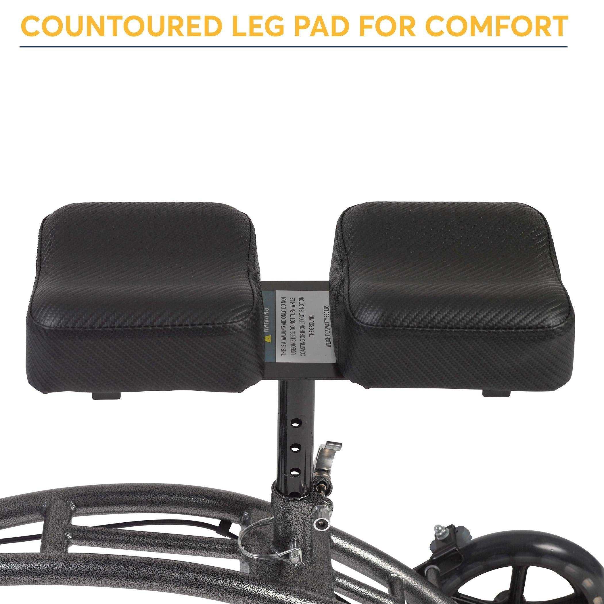 Drive Medical Dual Pad Steerable Knee Walker Knee Scooter with Basket - Shop Home Med