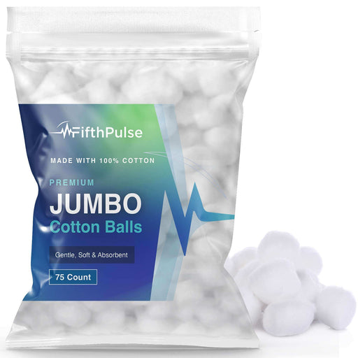 FifthPulse Premium Cotton Balls 100% Pure Cotton for Versatile Use